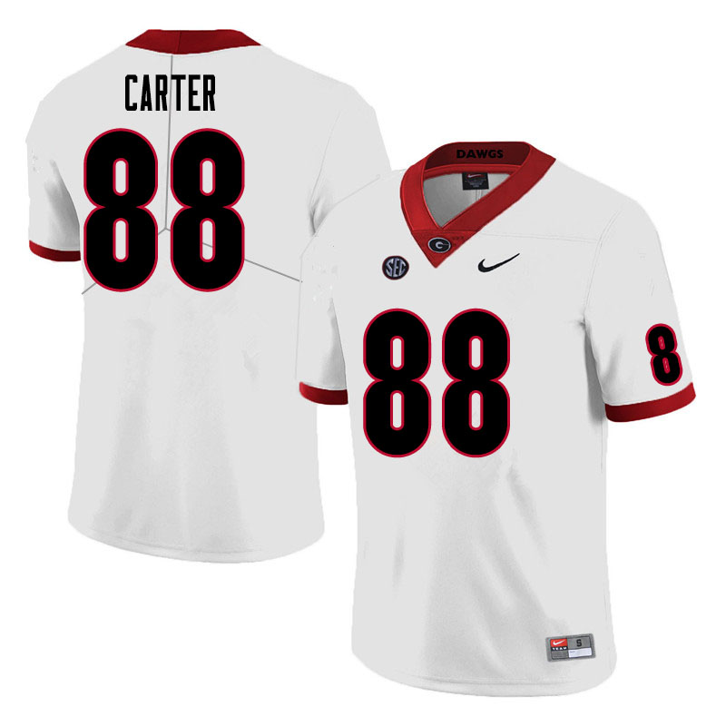 Georgia Bulldogs #88 Jalen Carter College Football Jerseys Sale-White